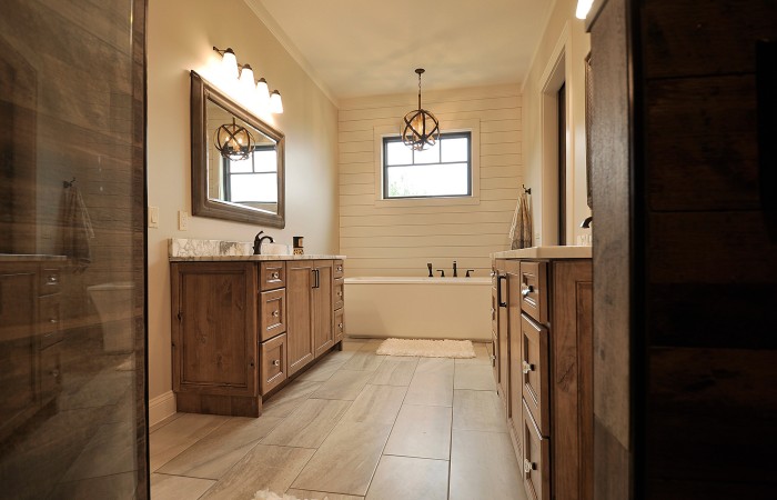 Cabinets Countertops And Lighting For Every Style Budget The Bathroom